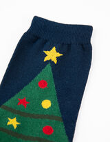 Čarape - Božić - tamno plava