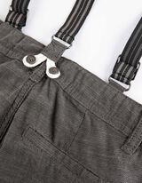 Pantaloni - Bretelle - grigio