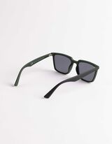 Lunette de soleil - rectangulaires - Vert fonc&eacute;