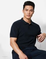 Polokošile - Polo límec - tmave modra