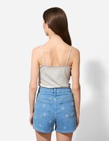 Topp - kitsad &otilde;lapaelad - helehall