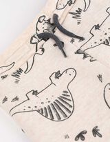 Jogginghose - Dinosaurier - beige