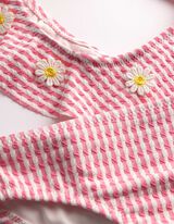 Ensemble haut de bikini et slip de bikini - Volants - rose