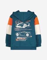 Bluză de trening - Imprimare spate - Albastru inchis