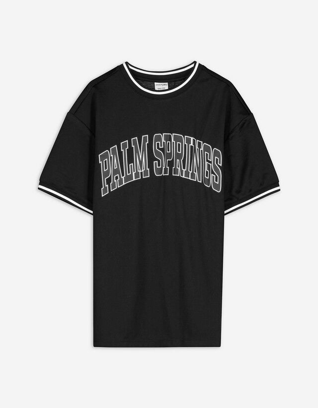 T-Shirt - Mesh - schwarz