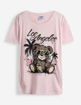 T-Shirt - Print - rosa