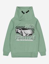 Jungen Sweatshirt - Schalkragen