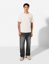 T-Shirt - R&uuml;ckenprint - wei&szlig;