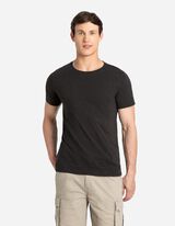 Tričko - Melírovaný - cierna