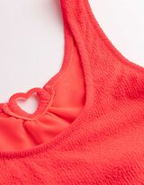 Set top e slip bikini - rosso chiaro