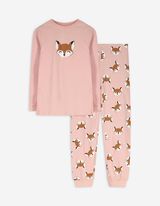 Pyjama set van shirt en broek - Print all-over - roze