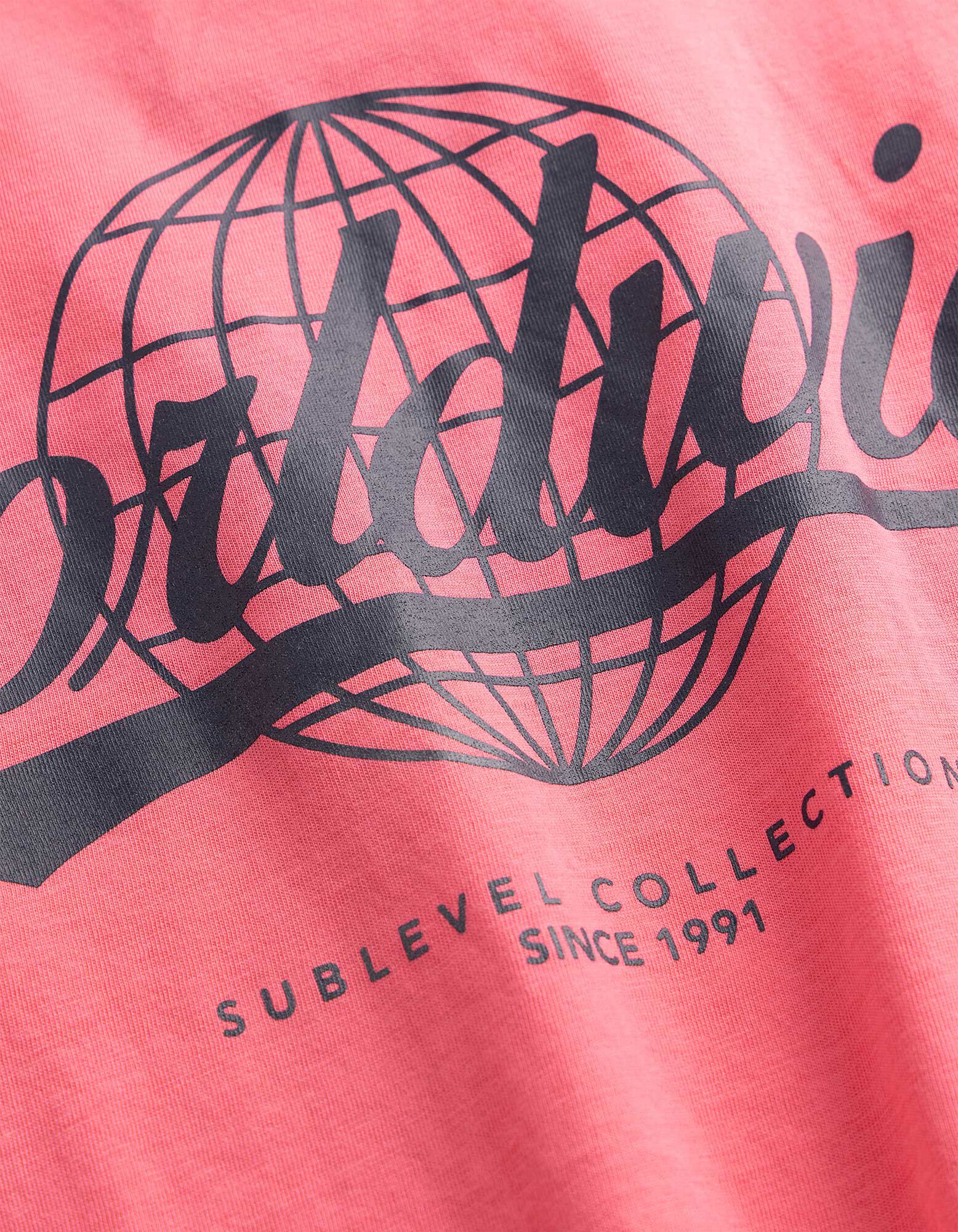 T-Shirt - R&uuml;ckenprint - rosa