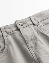 Bermuda  - Stretchanteil - grau