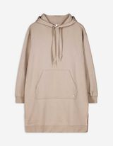 Abito - Cappuccio con coulisse - beige