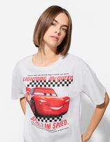 Tričko - Cars - bílá