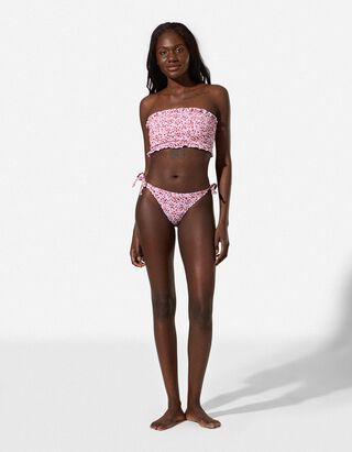 Bikinitop - Verstelbare schouderbandjes - Off-White