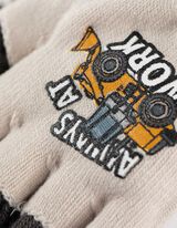 Gants - Imprimé - Gris foncé