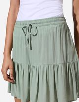 Skort - Effen - Petrolblauw
