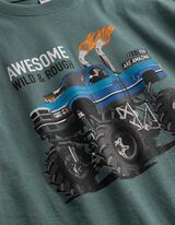 Shirt - Voorkantprint - groen