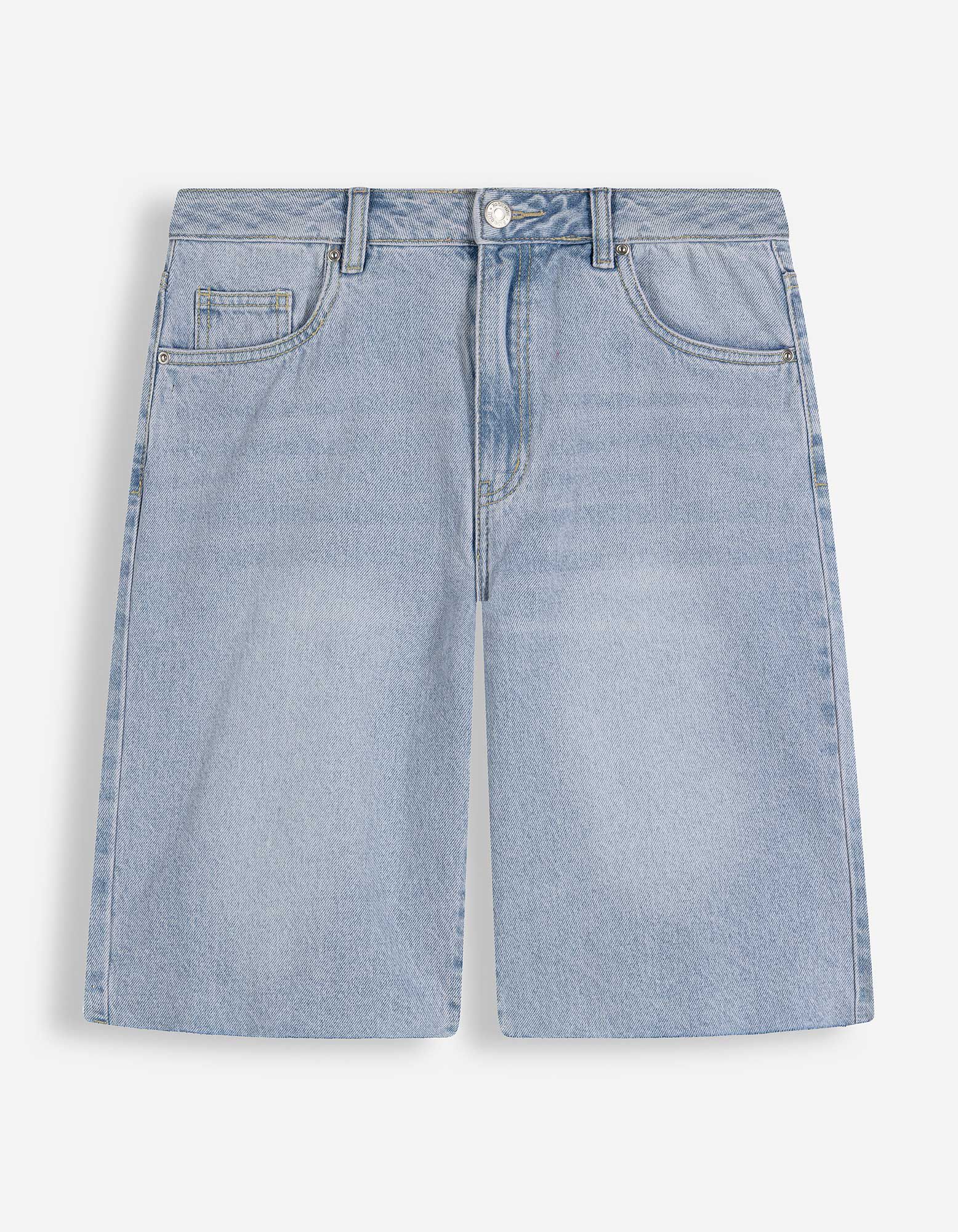 Bermuda  - Relaxed Fit - Hellblau