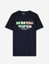 T-shirt - Stampa frontale - blu scuro