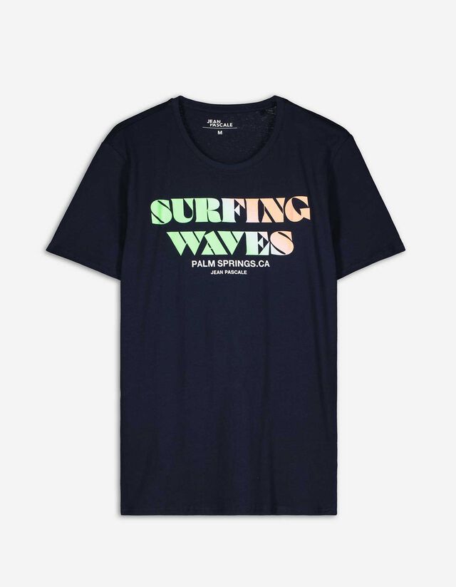 T-shirt - Stampa frontale - blu scuro