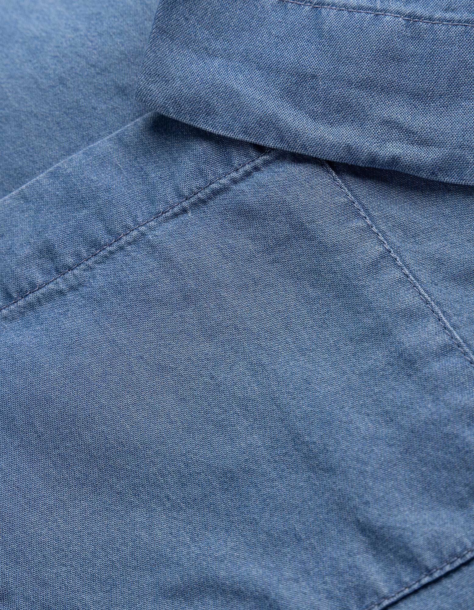 Bluse - dark blue denim - blau