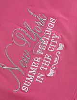 Skr&aacute;ten&eacute; tričko - V&yacute;&scaron;ivky - pink