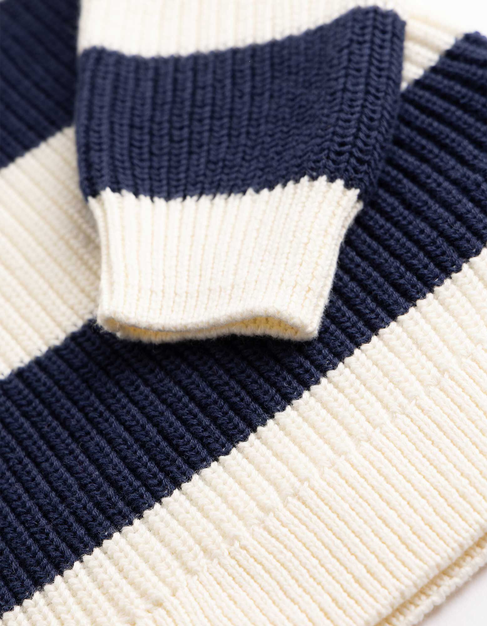 Pullover - Streifen - Off-White