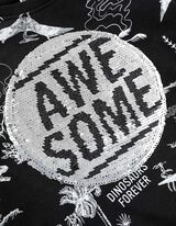 T-shirt - Paillettes doubleface - nero