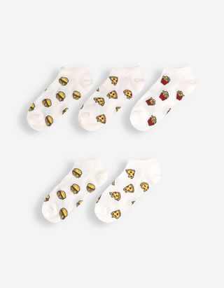 Sneakersocken - 5er-Pack