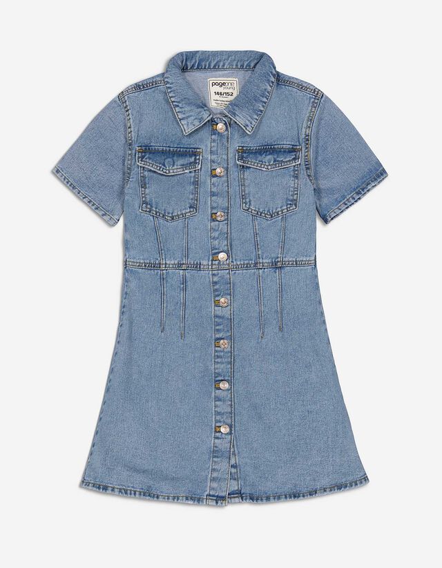 Abito di jeans - Modellante - blu