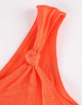 Ujjatlan felső - Csom&oacute;zott - narancs