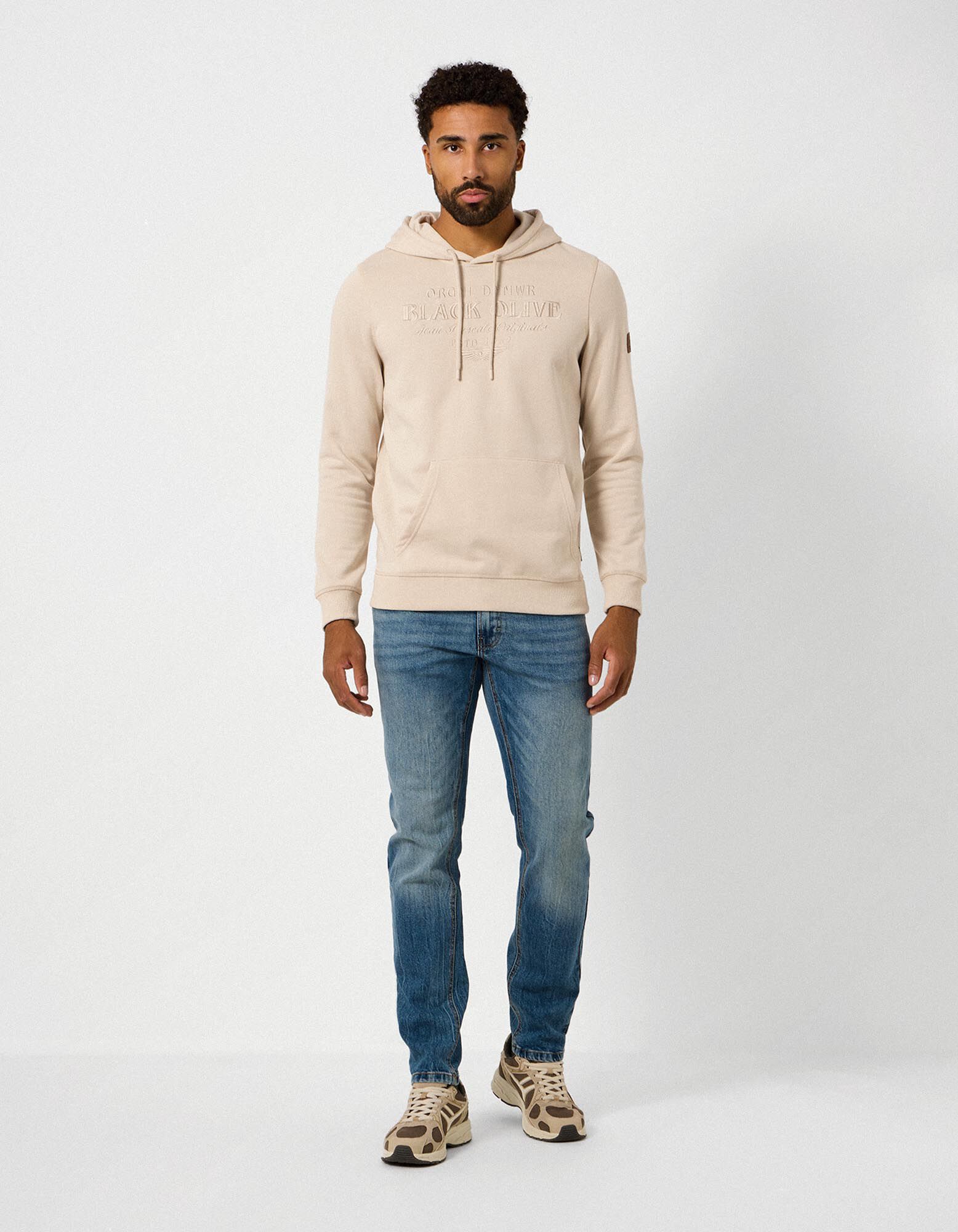 Sweatshirt - Stickerei - Off-White