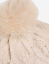 Čepice - COPÁNKOVÝ VZOR - sv. zluta