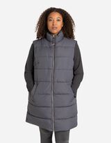 Dygsniuota liemenė - Atstumia vandenį - tamsiai pilkas