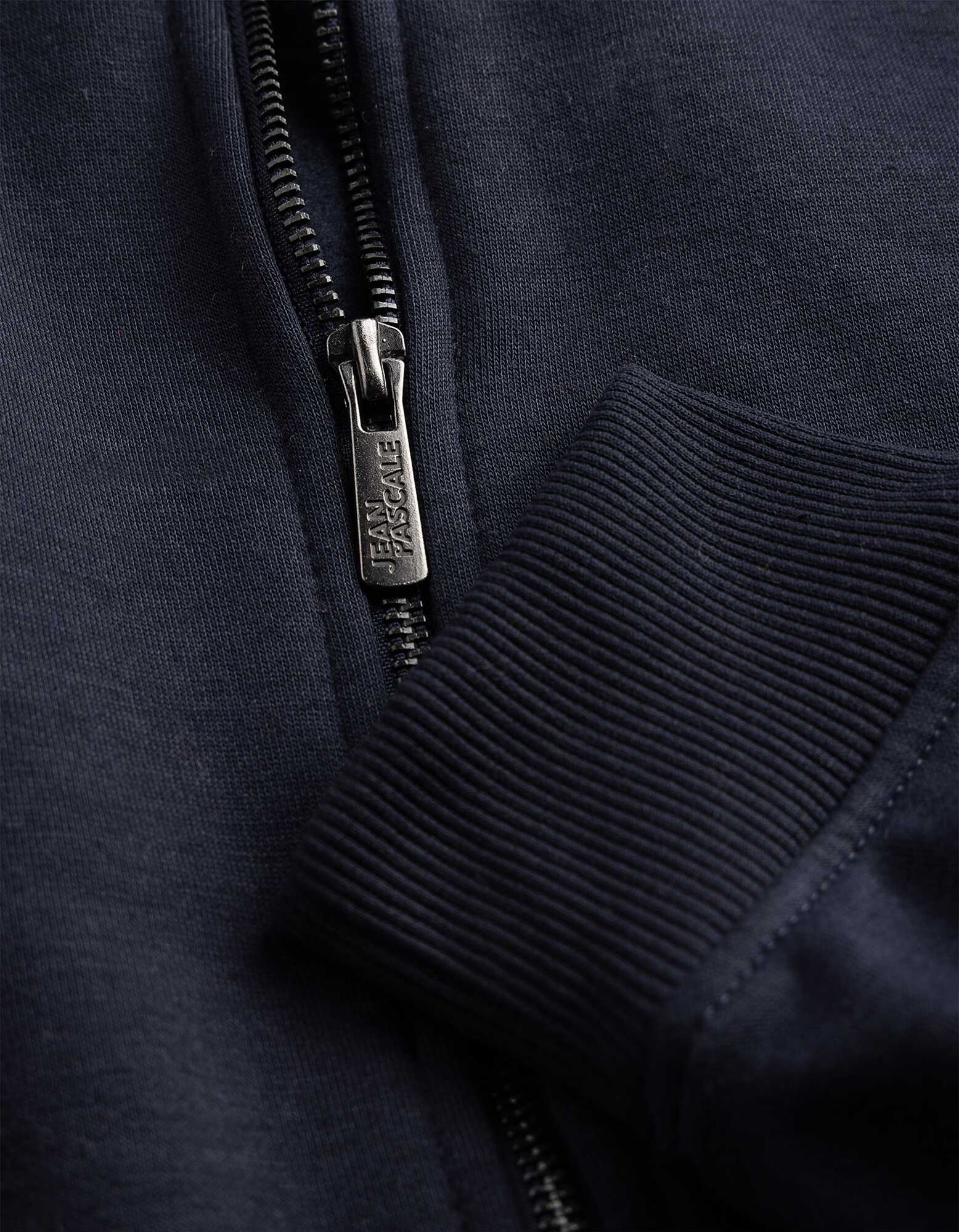 Sweatvest - Ritssluiting - Donkerblauw