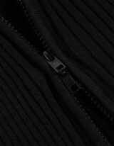 Kardigán - Stojačik - cierna