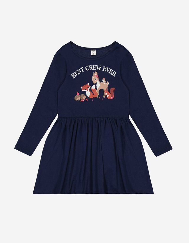 Mädchen Kleid - Glitzerprint