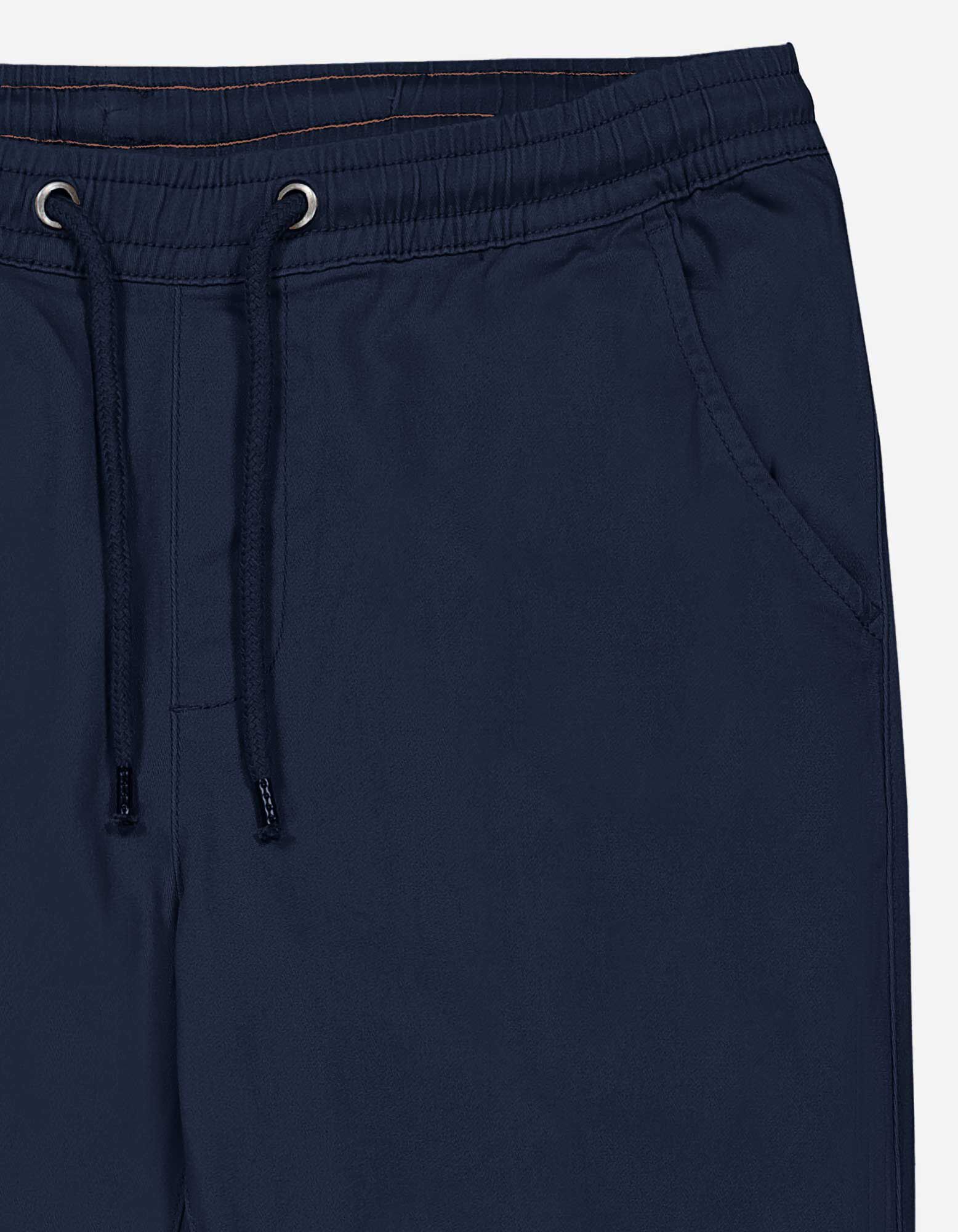 Pantalon de jogging - Ceinture &eacute;lastique - Bleu fonc&eacute;