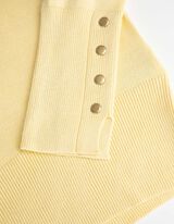 Pulover - Viskozna me&scaron;anica - svetlo rumena