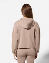 Sweatjacke - Scuba - beige