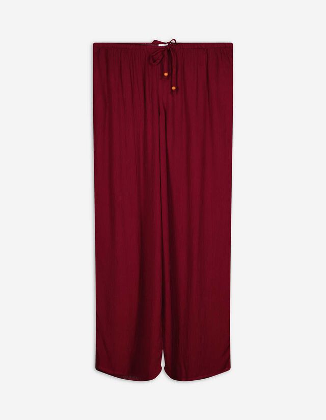 Pantalon cargo - Rouge foncé