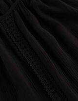 Top - LENZING™ ECOVERO™ - nero