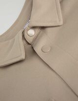 Hemdjacke - Viskose-Anteil - beige