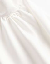 Blusa - Scollo con allacciatura al collo - bianco