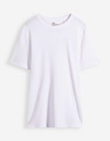 T-Shirt - Modal-Anteil - Wei&szlig;