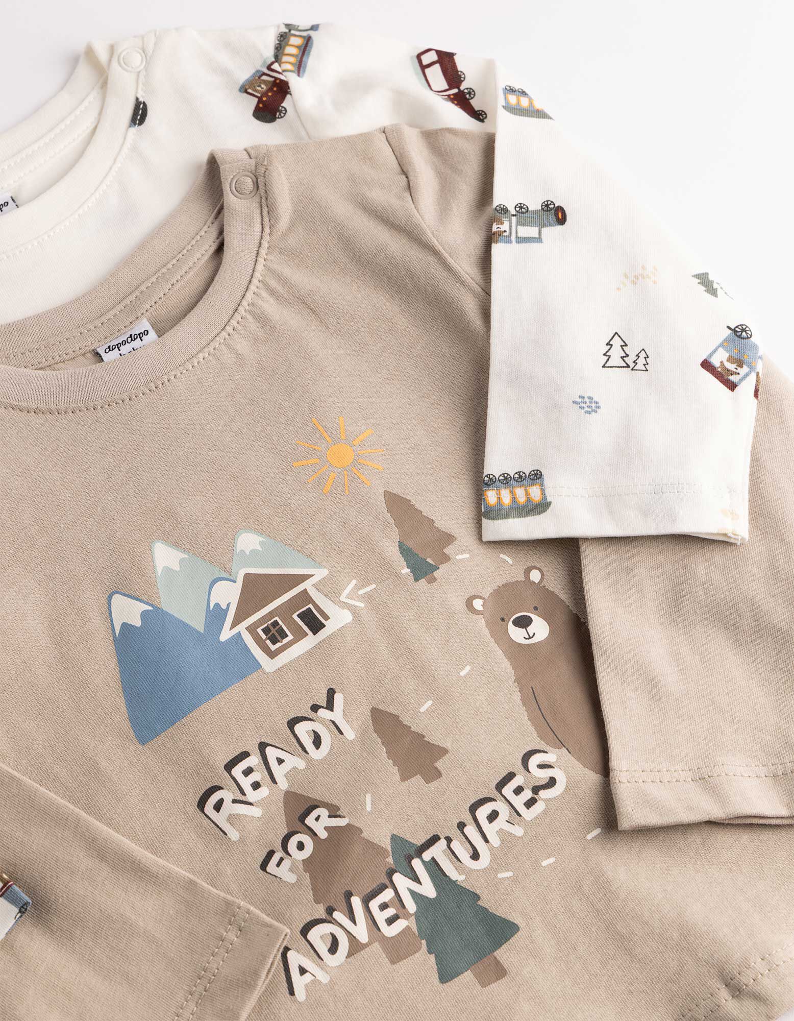 Langarmshirt - 2er-Pack
