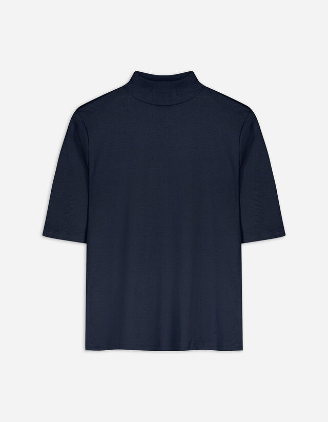 Tricou - Mânecă trei sferturi - Albastru inchis