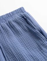 Palazzo - Musselin - blau